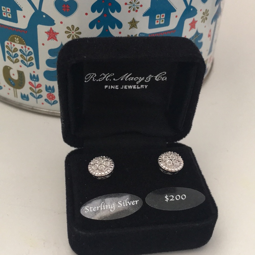 Diamond Earrings - bridge diamond